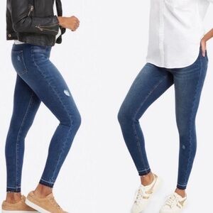 SPANX Distressed Skinny Jeans Medium Wash